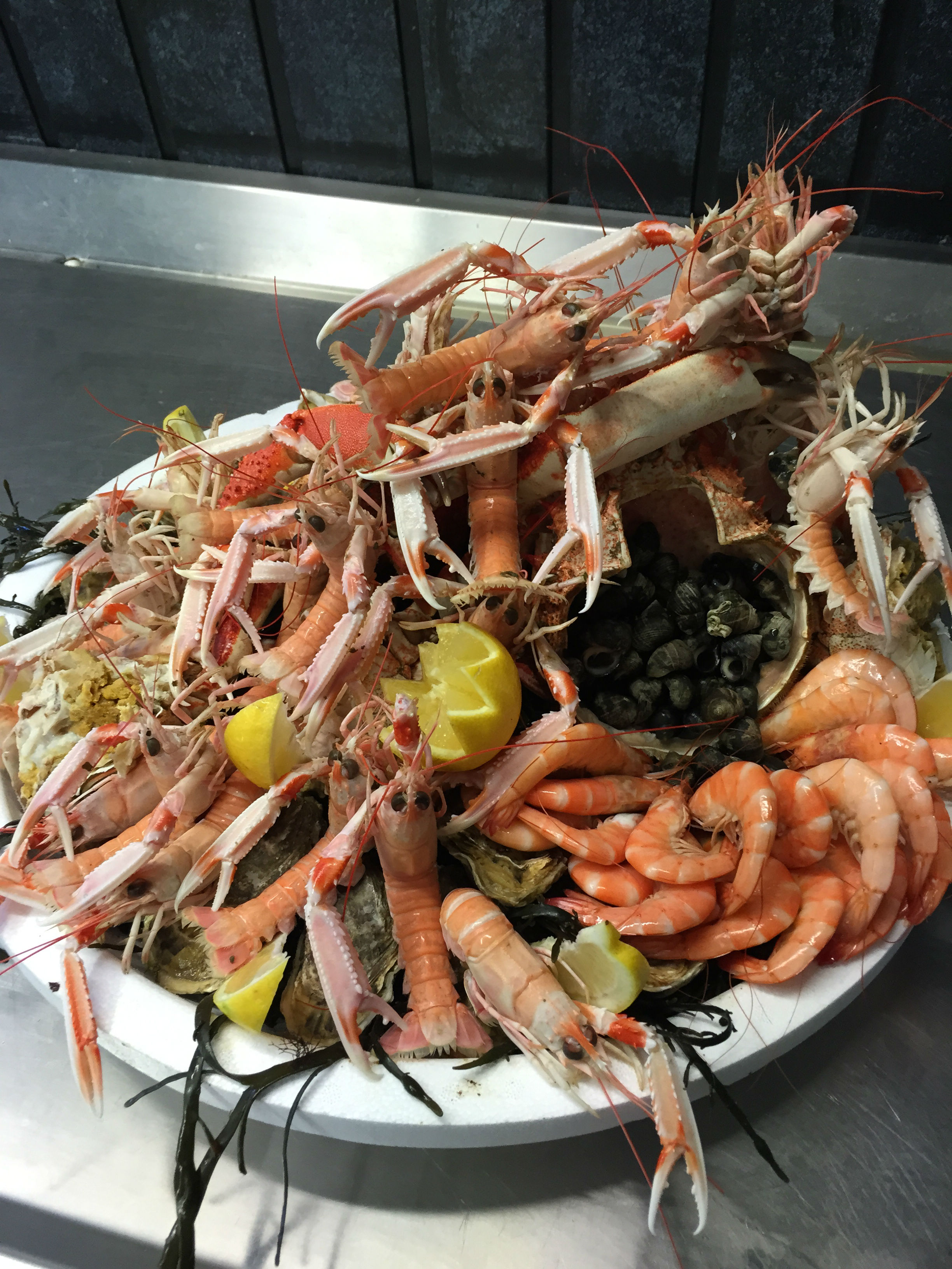 Plateau De Fruits De Mer La Guittière